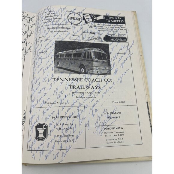 1959 Appalachian Yearbook Maryville High School Rebels Vintage Tennessee - Picture 7 of 8